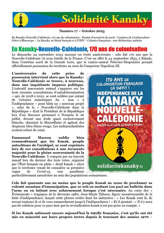 2023 - 10 - 29 - Solidarité Kanaky Bulletin 17_page-0001